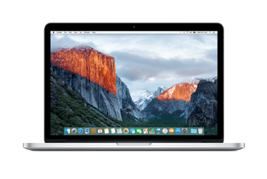 APPLE Laptop MacBook Pro Retina 15 (2015) / Intel Core i7-4770HQ, 15", 2880 x 1800, 16 GB RAM, 128 GB SSD, macOS, srebrna (obnovljen)